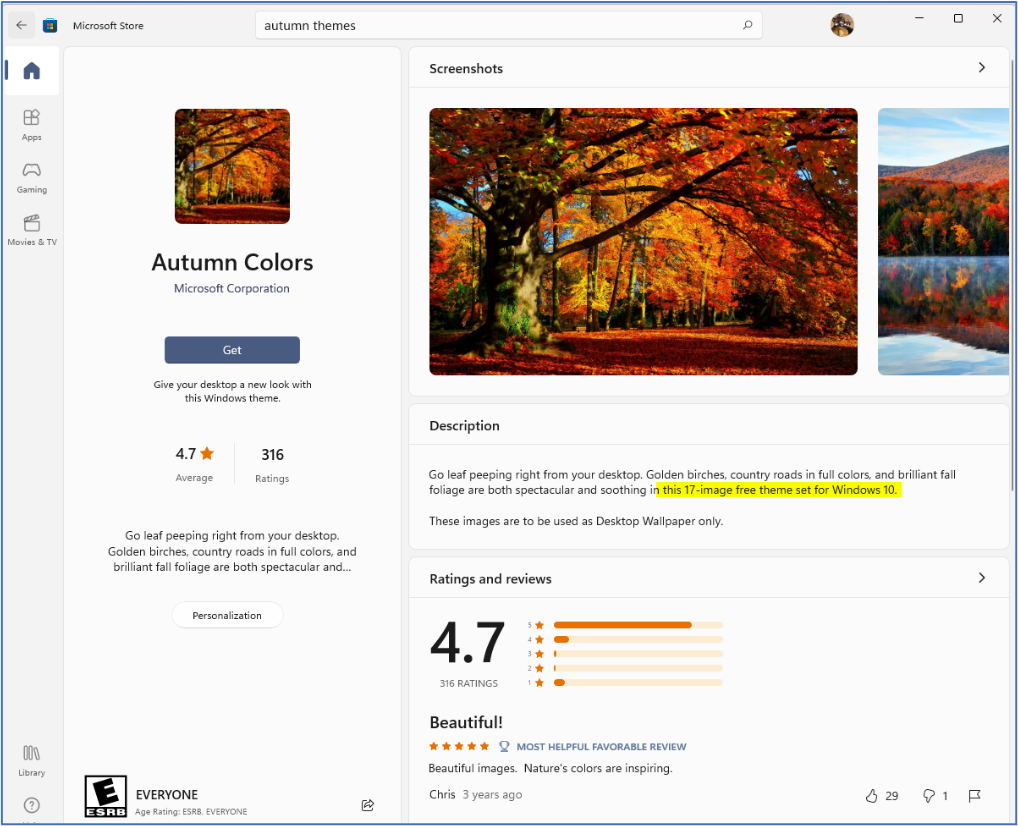 Normal Microsoft Theme Windows Desktop Themes – Change with the Seasons – Helpful Office Tips